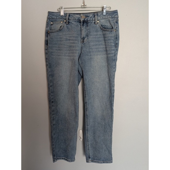 1822 Denim Denim - 1822 Denim Womens Size 8 Light Wash Skinny Jeans Stretch‎ Ankle Denim Pants